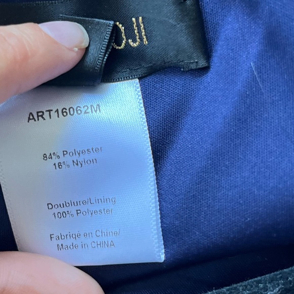 Tadashi Shoji Fit & Flare Cocktail “SOKOTO” DRESS outlined embroidered Peonies - Picture 13 of 13